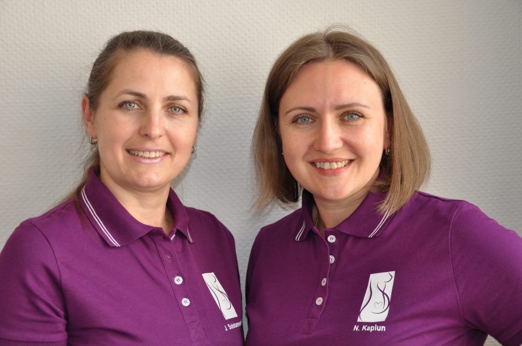 Die Ärztinnen Julia Solotarevski und Nataliia Kaplun