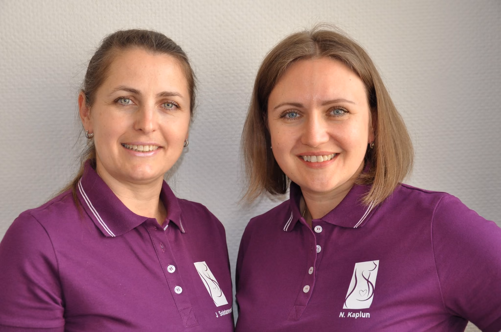 Die Ärztinnen Julia Solotarevski und Nataliia Kaplun